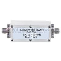 Fairview FMFL026 低通滤波器，采用SMA母头连接器，工作频率范围为DC至400 MHz