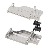 Vỏ bảo vệ D-Sub 9 chân, nắp thấp, góc 90 độ MH Connectors MHDCMR09-RA-K