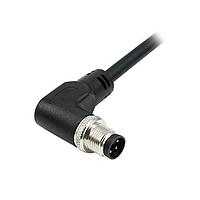 Cáp Cảm Biến / Cáp Bộ Chuyển Động L-Coded M12 4 Chân Đực Góc Vuông 16 AWG 10M Mueller CL4B07M010