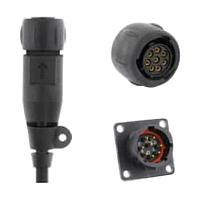 Cáp cảm biến / Cáp chấp hành Đầu cắm cái 16 AWG đầu đơn 6FT Eaton Souriau-Sunbank UTS6V1412S06FT00