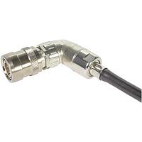 Vỏ Đầu Nối & Dây M12 PushPull X-code 8 chân đực có che chắn, ép cos, thiết kế mỏng, góc nghiêng, đầu cáp yêu cầu bộ phận ép cos HARTING 21038813833