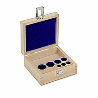 Hộp gỗ cho bộ quả cân (Hình trụ/nhỏ gọn, 1 mg - 200 g) KERN 313-040-100