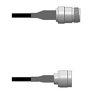 Amphenol Custom Cable Q-1W02N0008012i RF Cable Assemblies N-SJ/N-SP RG58 12I