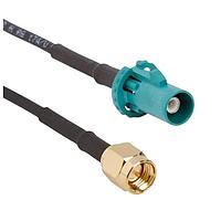 Amphenol RF 095Z820-162-018 RF Cable Assemblies FAKRA Straight Plug to SMA Straight Plug RG-174 50 Ohm 18 inches Z Key Code (457 mm)