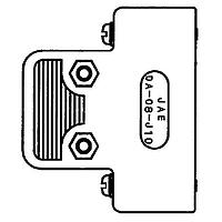 JAE Electronics DA-C8-J10-B2-1R Two Piece Backshell JUNCTION SHELL D-SUB