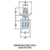 Giá Đỡ PCB Nylon Tự Nhiên Gắn Che HBS3-10 Heyco 10574