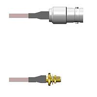 Amphenol Custom Cable Q-0202U0001120i ສາຍສະບັບ RF BNC-SJ/SMA-SJB G178 120I