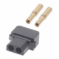 Harwin M80-8450245 Wire Housings 2 WAY FMLE CRIMP Au CLIP/SHL SML BORE