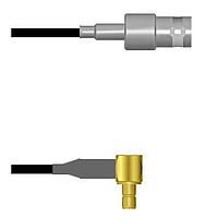 Amphenol Custom Cable Q-0303I0003072i RF Cable Assemblies BNC-SJ/SMB-RJ G174 72I