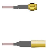 Amphenol Custom Cable Q-3C03Z000R084i RF Cable Assemblies SMA-SP/SMB-SP G316D 84I