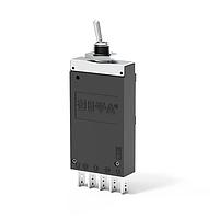 Cầu dao MCB một pha thu nhỏ nhiệt từ với cơ chế tự ngắt và điều khiển bằng cần gạt (loại S TM CBE theo EN 60934). Hai thiết kế cung cấp tùy chọn gắn trên bảng mạch in hoặc gắn trên bảng có cổ ren. Một phân E-T-A Circuit Breakers 2215-G111-P1M1-S0-0.2A