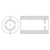 Đệm chặn tự giữ chắc chắn, chiều dài 0,197 in., đường kính ngoài 0,217, đường kính trong 0,142, kích thước vít M3, màu tự nhiên BIVAR FRS3.0-05LG