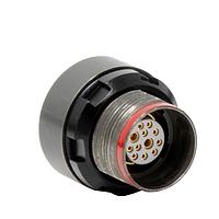 ITT Cannon HDX-WGKM0-12WMAL Connectors 0-12 CLOCKING A SOLDER CUP REC