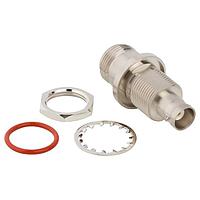 Amphenol RF 242162 RF Adapters - Between Series N JACK TO BNC BLKHD JACK ADAPTER