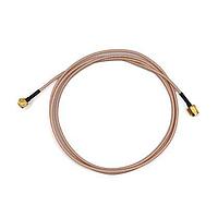 Mueller BU-4150030048 Coaxial Cables RF Coaxial Connector and Cable Assembly, SMA to SMA, Gold Plated SMA Right Angle Male to Straight Male, Shielded, RG-316, 48"