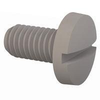 Essentra Components 011032B037 Machine Screw Binder Slotted Screw, #10-32 Thread, 3/8 in Lg
