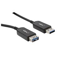 Cáp Quang Chủ Động USB 3.2 Gen 1 Cáp Quang Chủ Động USB 3.2 Gen1, Đầu đực sang đầu cái, vỏ PVC dài 20m Bulgin AOUS1/020