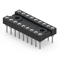 Mill-Max 210-93-318-41-001000 ຊ່ອງສະເກັດ DIP / SIP 18P DIP SKT SOLDER TAIL