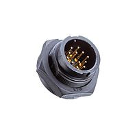 Amphenol LTW CD-14PMMP-LC7001 Standard Circular Connector Ceres, Middle Size, Plastic, 5A, 14 pins, Male Connector, Male Contact, Circular, 2 Points Lock, PCB 180, Receptacle, IP67
