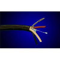 Alpha Wire 25384 BK005 Harsh Environment 18 AWG 4 Conductor 300V Foil PVC, PUR 100 ft Spool, Black