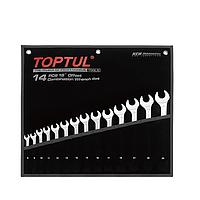 TOPTUL GPAQ1402 콤비네이션 렌치 세트 (14 pcs)