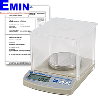 PCE DMS 200-ICA 紙用カウンティングスケール (0-200 g, 0-20.000 g / m², 0-7,05 oz or 0-589,87 oz / yd², ISO Calibration Certificate)