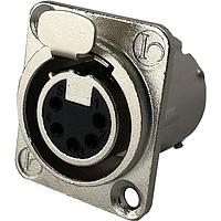 Io Audio Technologies IO-XLR5-F-JLX コネクター 5ピン XLR メス ニッケルハウジング はんだカップ 銀接点 RF保護