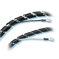 Heyco 8924 Spiral Wraps, Sleeves, Tubing & Conduit CW 750 PE UV BLACK HOSE/CABLE WRAP Std