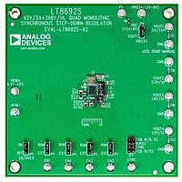 Analog Devices EVAL-LT8692S-AZ Voltage Regulator - Switching Regulator 42V/2A + 3 8V/1A, 2MHz Quad Monolithic Synchronous Step-Down Regulator