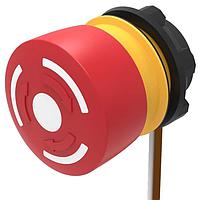 Công tắc an toàn nút nhấn dừng khẩn cấp, 1NC, không có đèn, cáp 300mm, vòng chỉ thị màu đen EAO 84-5220.0040