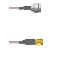 Amphenol Custom Cable Q-2J03F000H048i RF Cable Assemblies N-SP/SMA-SP G142 48I