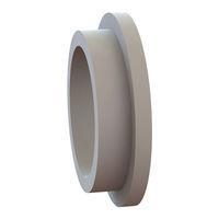 Essentra Components 12SWS0849 Shoulder Washer Shoulder Washer, .253 ID, .375 OD, .312 Shank OD