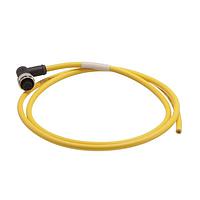 HARTING 21350400517010 Sensor Cables / Actuator Cables M12 A-code 5-pin Angled female to open end, 1m, PVC yellow jacket