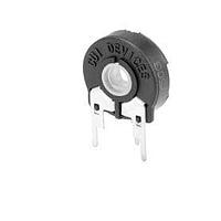 Same Sky (formerly CUI Devices) PTN15-E500NB20 ポテンショメーター 回転式ポテンショメーター、15mm、水平、500Kオーム、ノッチローター、リニア、許容差20%