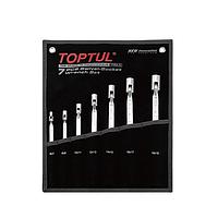 TOPTUL GPAQ0701 両頭自在ソケットレンチセット (7 pcs)