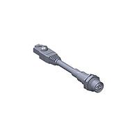 Amphenol LTW MSXS-08PFFJ-SF8D04 Sensor Cables / Actuator Cables M12 Circular Metric Connector, X Code, Metal, 0.5A, 08 pins, Female Connector, Female Contact, Hexagonal, M16*1.5, Screw Thread, Crimp, Receptacle With Cable/Wire, Length 4000mm, IP68 / IP69K