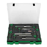 TOPTUL GZC0903 - 9PCS L 형 양방향 볼 포인트 & 육각 렌치 세트