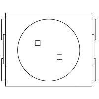 Đèn LED Đơn Màu Đỏ Trong Suốt Dạng Nước VCC CMD67-21SRC-100