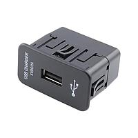 Bộ Sạc Pin Trên Xe Hơi Sạc USB Đơn Có Đèn Nền Màu Xanh Molex 79540-5015
