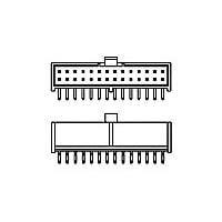 AMP Connectors - TE Connectivity 1-1888292-3 FFC & FPC Connectors FPH-2002G=FLXPAC HDR P 20 RA LF