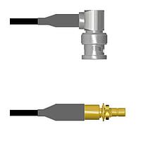 Amphenol Custom Cable Q-0E03Q0008010i RF Cable Assemblies BNC-RP/SMB-SJB RG58 10I