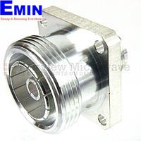 Fairview Microwave SM4672 4 Hole Flange N Female to 7/16 DIN Female Adapter (6 Ghz)