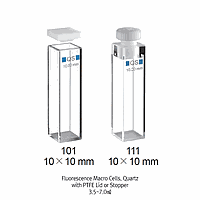 Hellma HE.111.QS10 Flu Cell, Macro quartz SUP., 10x10mm 3.5ml, PTFE stopper