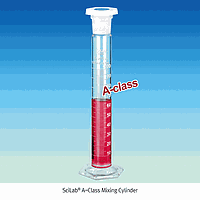 Ống trộn, loại A, có nút chặn PE, 1.000 / 10.0㎖, độ chính xác ±5.0㎖, 45/40 SciLab SL.Cyl2008