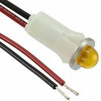 VCC 1092M3-12V Indicators PMI AMB SMALL DOME 12V W/WIRES