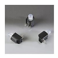 BIVAR H178CBC-3-CA-RP LED Circuit Board Indicators LED Assembly, Right Angle, 5 mm LED, Single Level, 1 Station, HE Red/Green, 635/568 nm