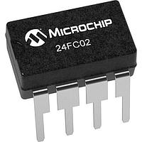 EEPROM 2Kb I2C, 1MHz 1.7-5.5V, 8-Chân PDIP Microchip Technology 24FC02-I/P