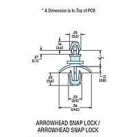 Giá đỡ PCB HLSP7-06 NYL TỰ NHIÊN Giá đỡ PCB Heyco 10135