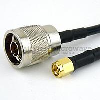 Fairview  FMC0102223 N Male to SMA Male Cable RG-223 Coax
