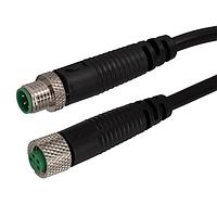 Cáp Cảm Biến / Cáp Bộ Chuyển Động Lắp Ráp Cáp M8 A-Code Đầu Nữ M8 A-Code Đầu Nam 1m IP68 Stewart Connector BC-M8FA4AMA4010M